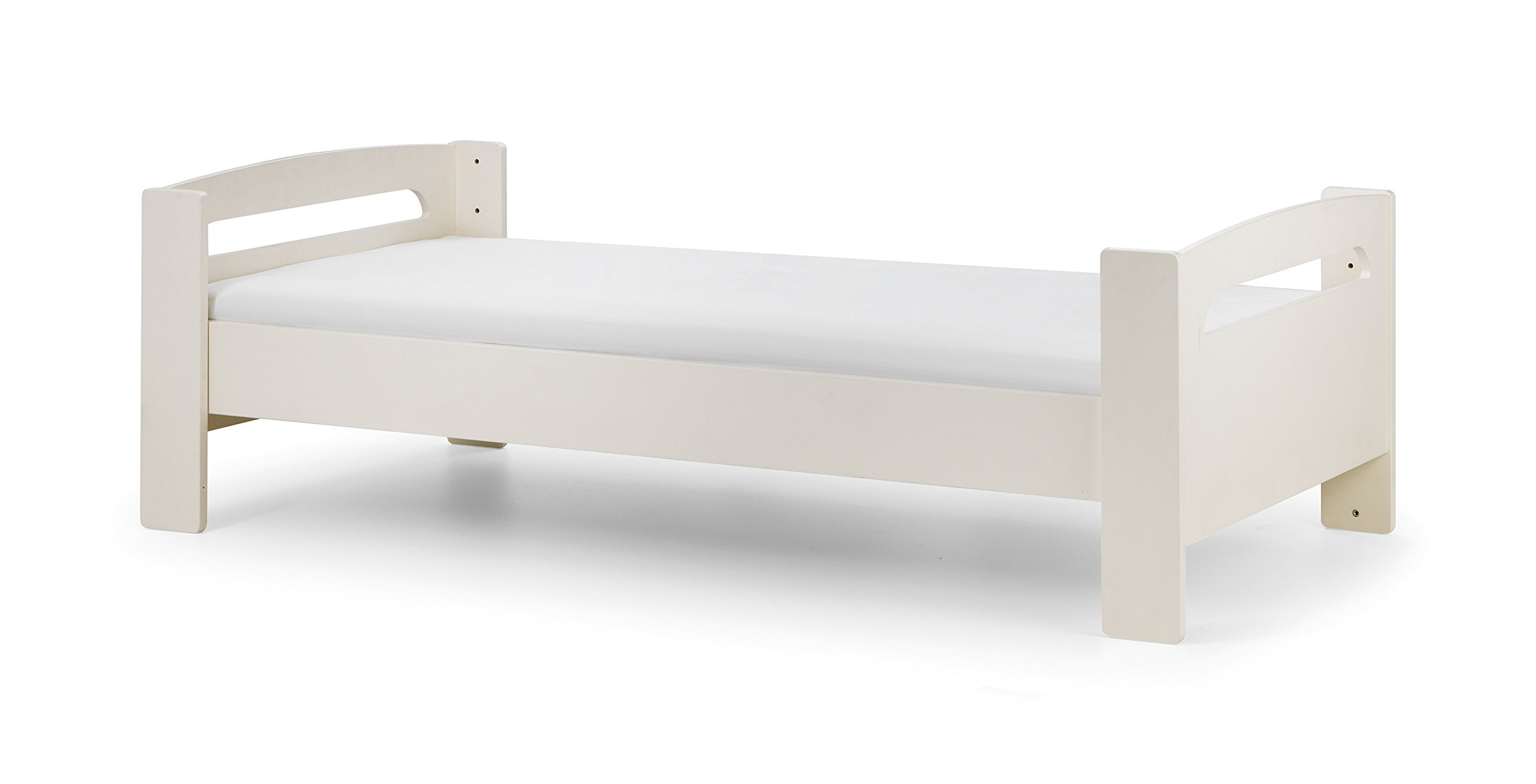 【Furniture】Julian Bowen Pluto Midsleeper, Pink Tent & Cabin Mattress, Stone White, Single