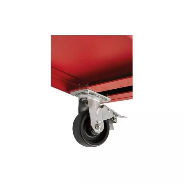 Heavy-duty, Drawer 16 Tool Chest 46 In. and Rolling Cabinet Set, Red and Black
