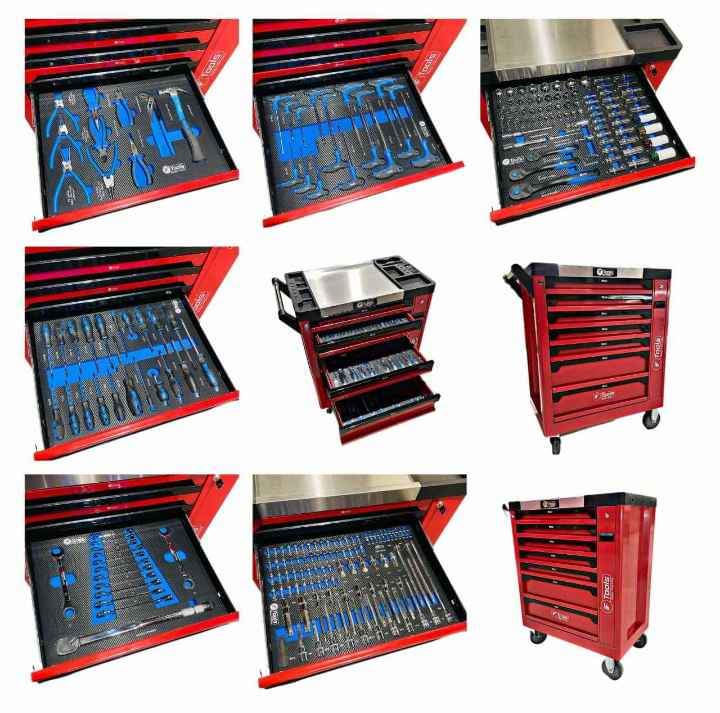 Toolbox seven drawers six full of tools all drawers lockable and comes on wheels Free Delivery