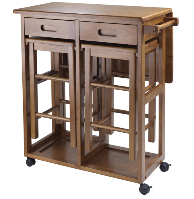 Winsome Wood Suzanne kitchen, square, teak