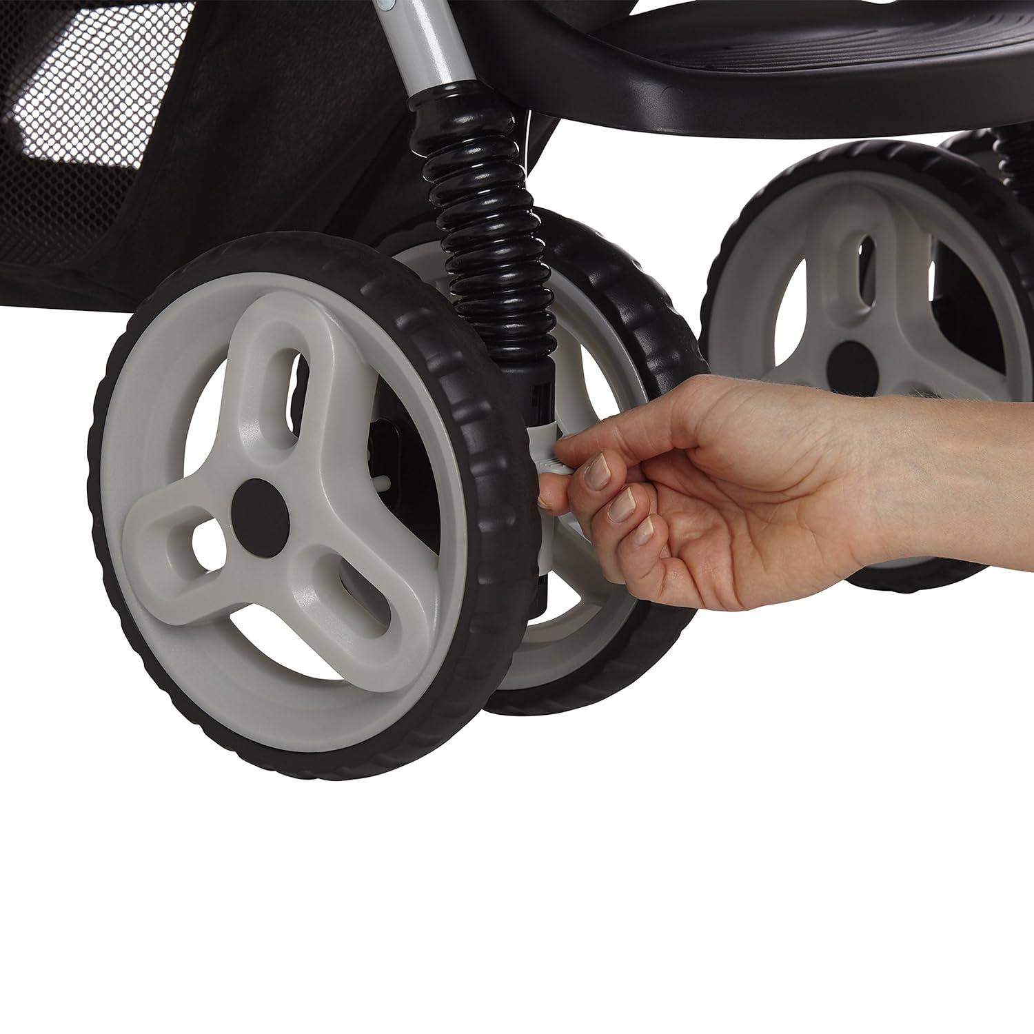 Graco DuoGlider Double Stroller | Lightweight Double Stroller with Tandem Seating, Glacier & SnugRide 35 Lite LX Infant Car Seat, Studio