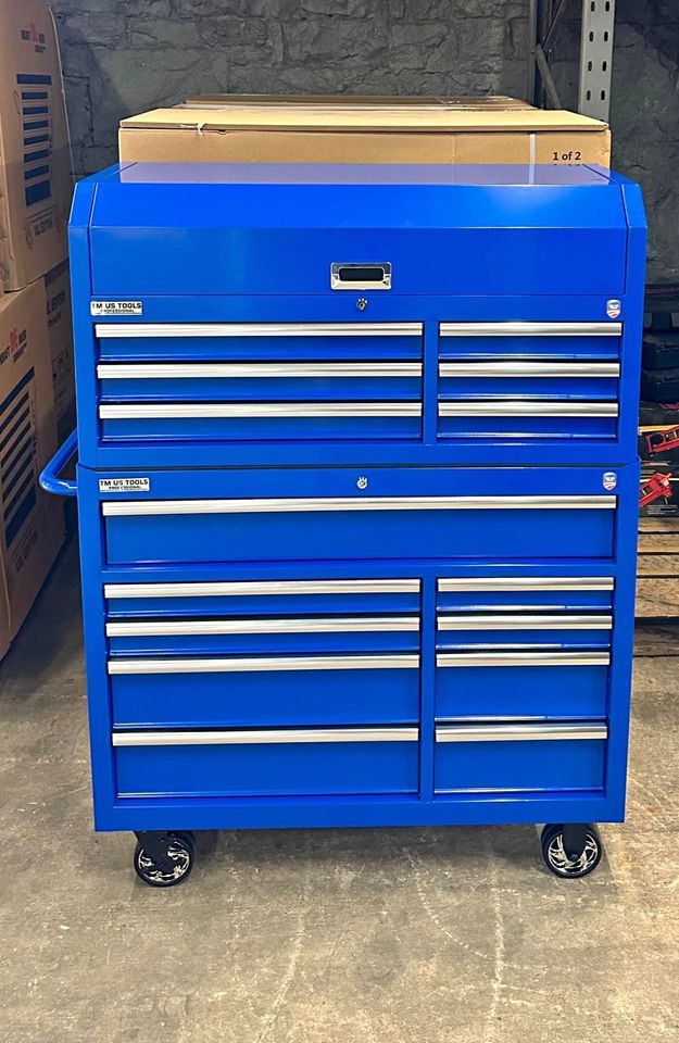 2 PIECE 41” INCH 15 DRAWER TOOL CHEST