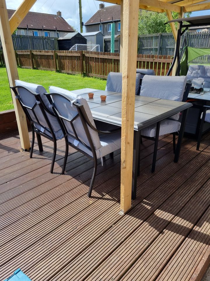 Tile Top Garden Table