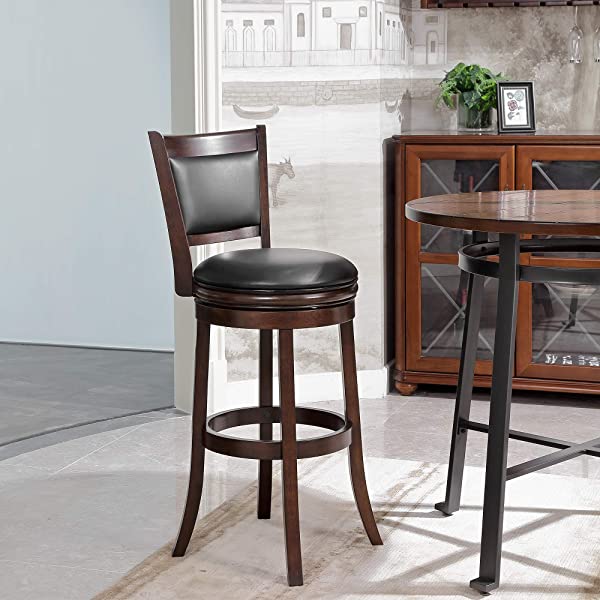 Ball & Cast Barstool, 29-Inch,2-Pack, Cappuccino Jayden Cappuccino 29-Inch,2-Pack