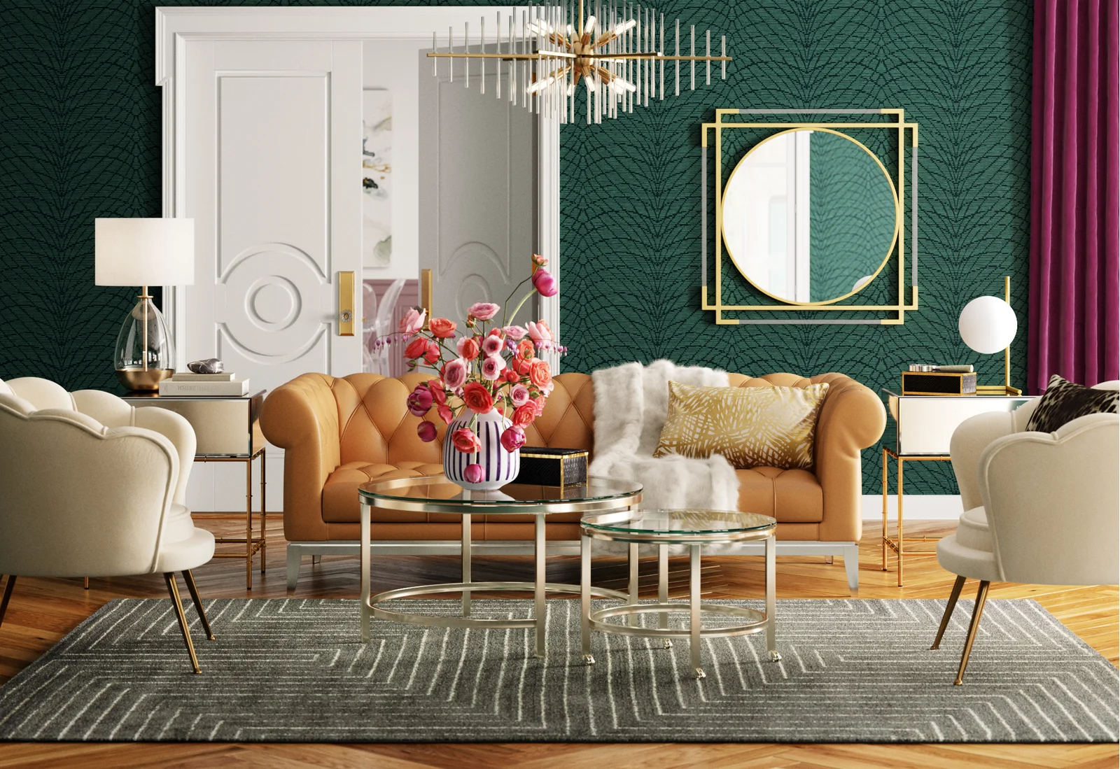 【Furniture】Cambrie 2 Nesting Tables