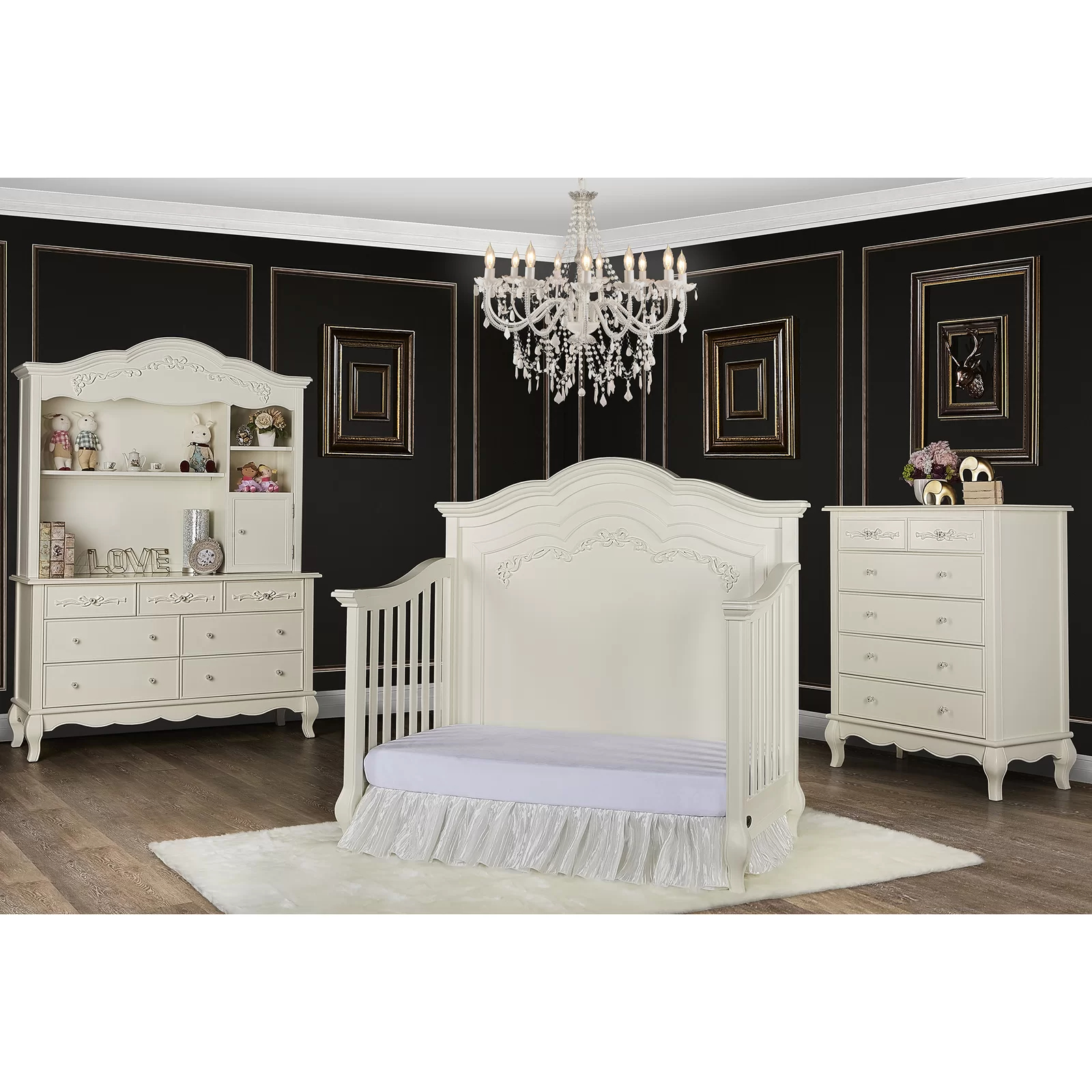 【Baby&Kids】Aurora 5-in-1 Convertible Crib