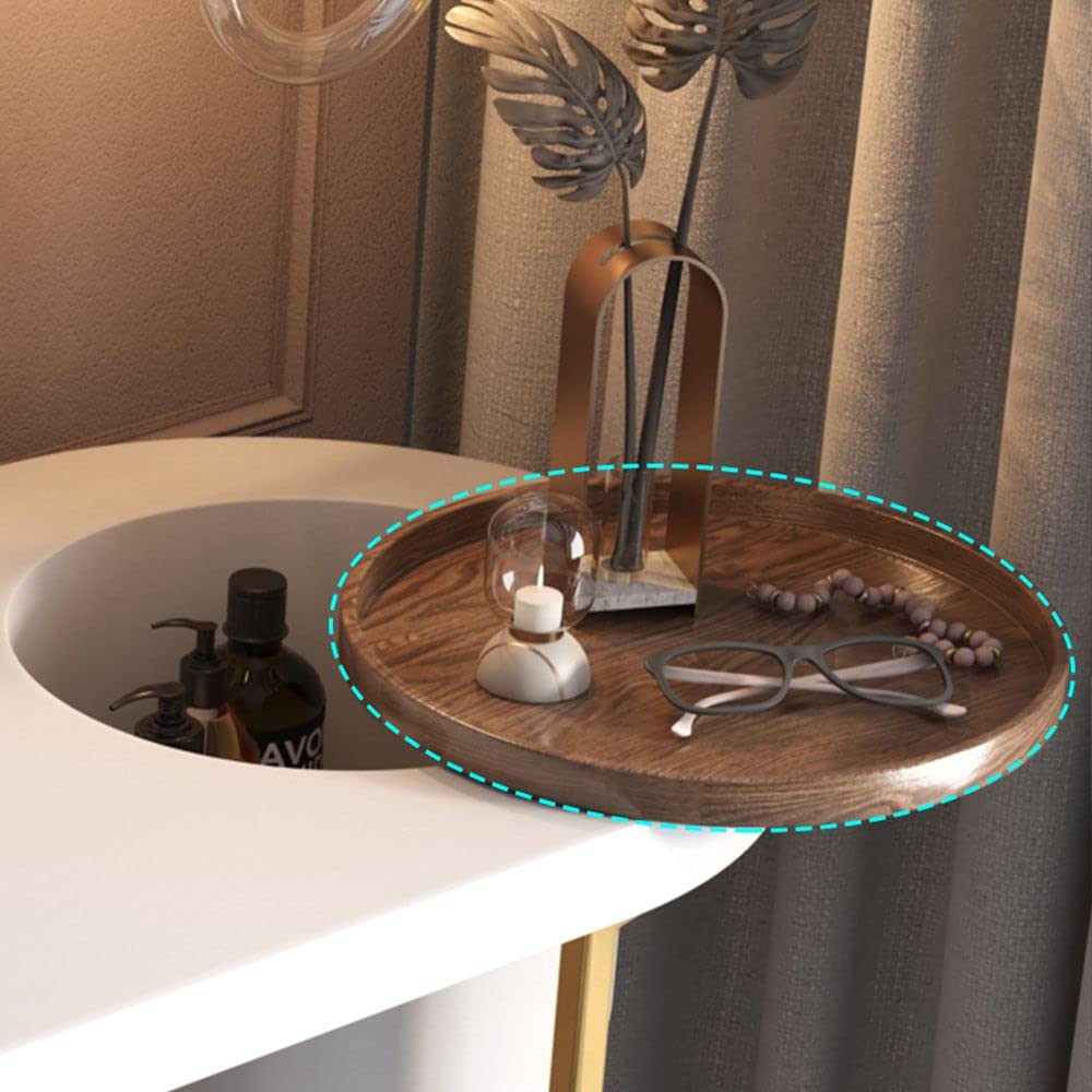 【Furniture】Modern Makeup Vanity Table with LED Lighted Mirror, Dressing Table with Movable Tray Top, 43