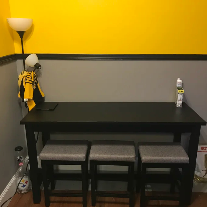 【Furniture】Haga 3 - Person Counter Height Dining Set