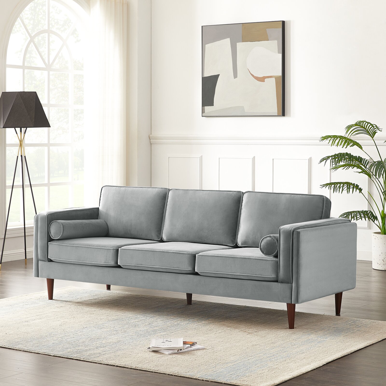 【Furniture】Lindel 86'' Upholstered Sofa