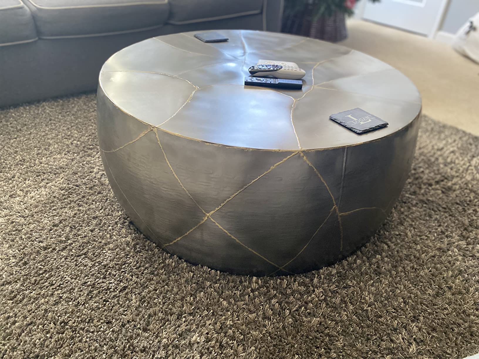 【Furniture】Home Collection Vernice Silver Coffee Table