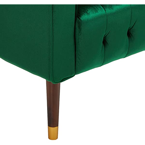 Christopher Knight Home Betsy Velvet Armchair, Modern Glam, Button-Tufted, Waffle Stitching, Raisin