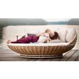 【Furniture】Outdoor rattan hammock round swing rattan chair bird's nest cradle