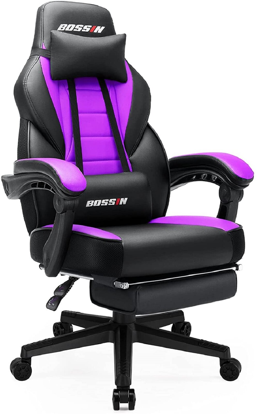 【Furniture】Racing Style Large Size High-Back PU Leather Gaming Chair