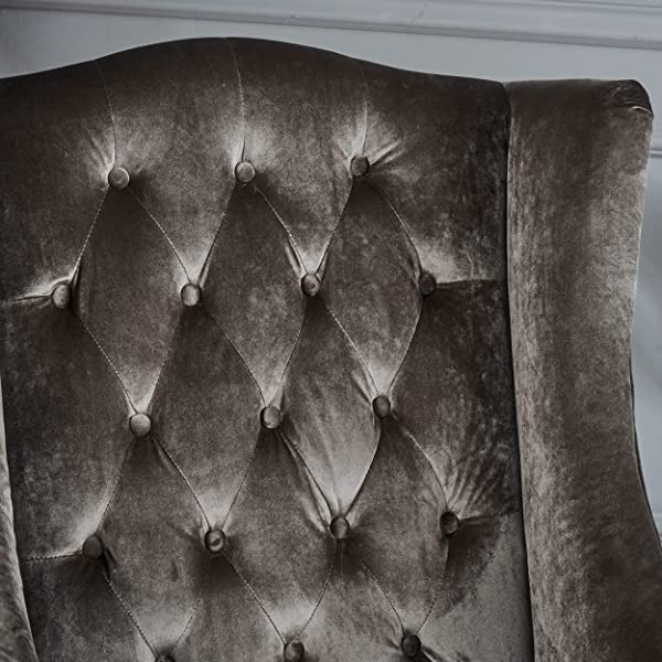 Christopher Knight Home Toddman High-Back Fabric Club Chair, Dark Charcoal