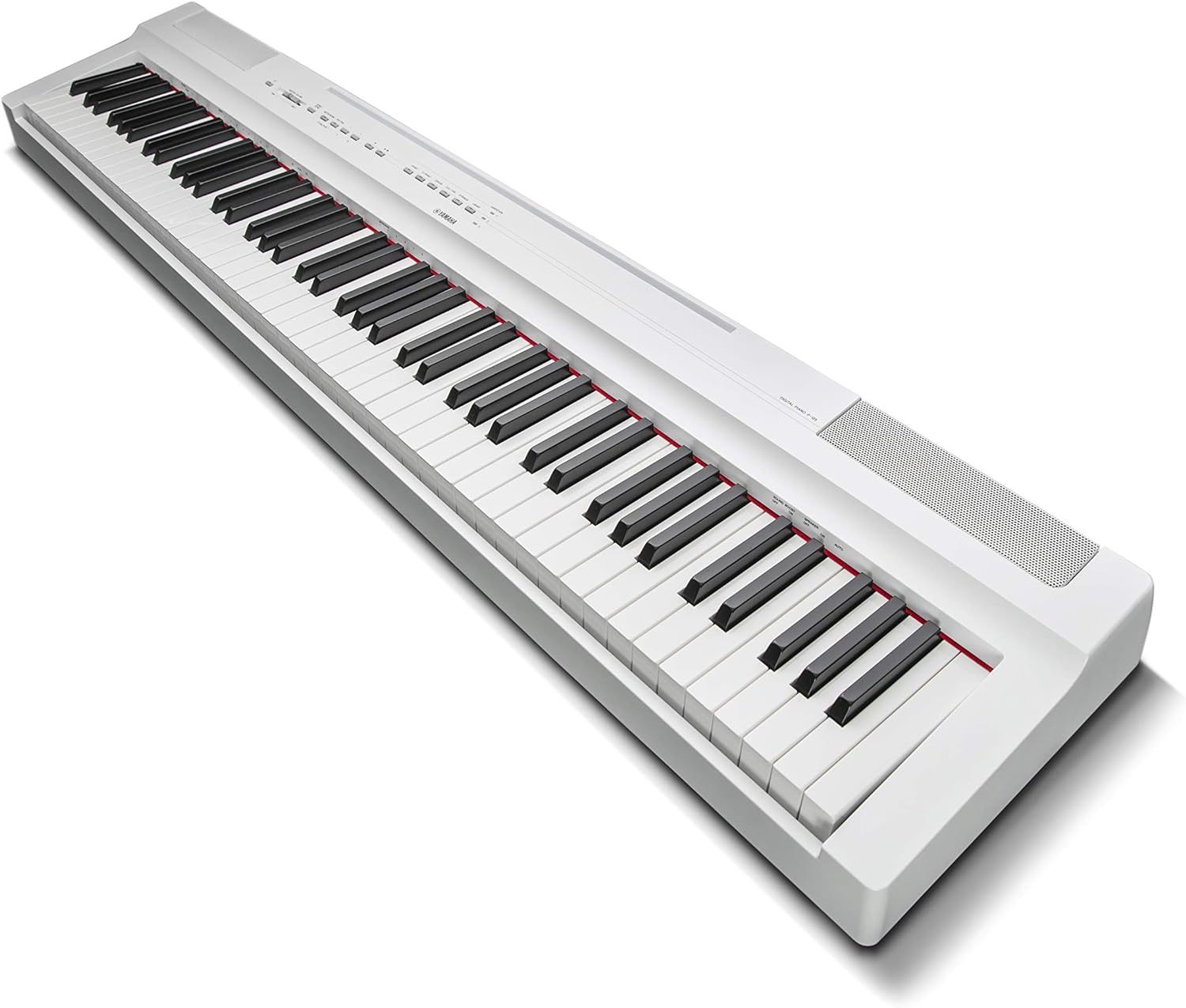 P125 88-Key Weighted Action Digital Piano with Power Supply and Sustain Pedal