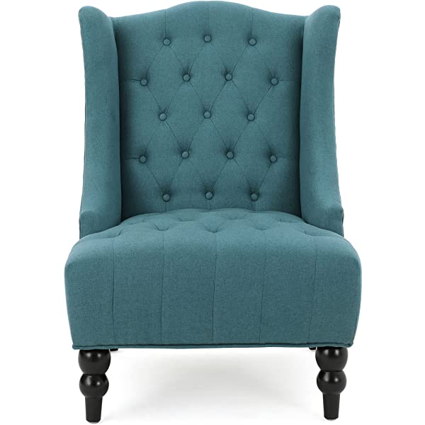 Christopher Knight Home Toddman High-Back Fabric Club Chair, Dark Charcoal