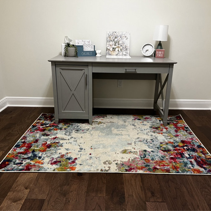 【Furniture】Veda 3 Piece Rectangular Computer Desk Office Set