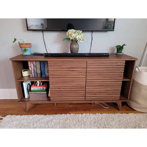 Carson Carrington Lagered Sideboard Buffet Table - Walnut