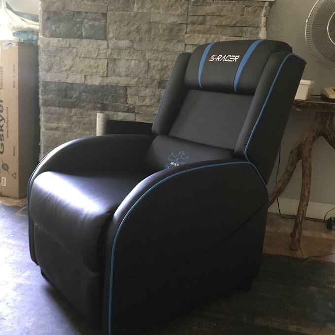 【Furniture】Faux Leather Reclining Massage Chair
