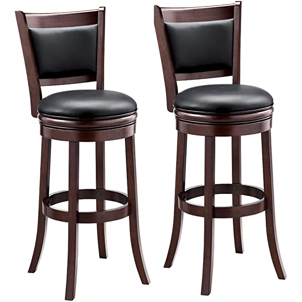 Ball & Cast Barstool, 29-Inch,2-Pack, Cappuccino Jayden Cappuccino 29-Inch,2-Pack