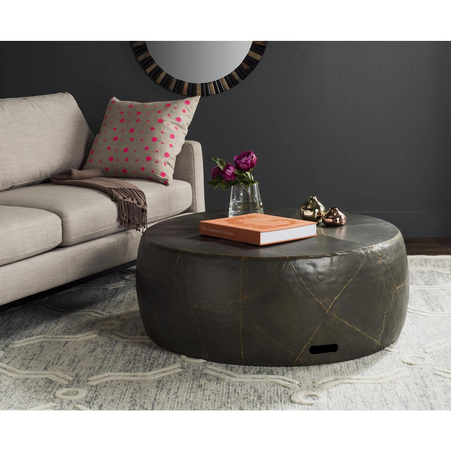 【Furniture】Home Collection Vernice Silver Coffee Table