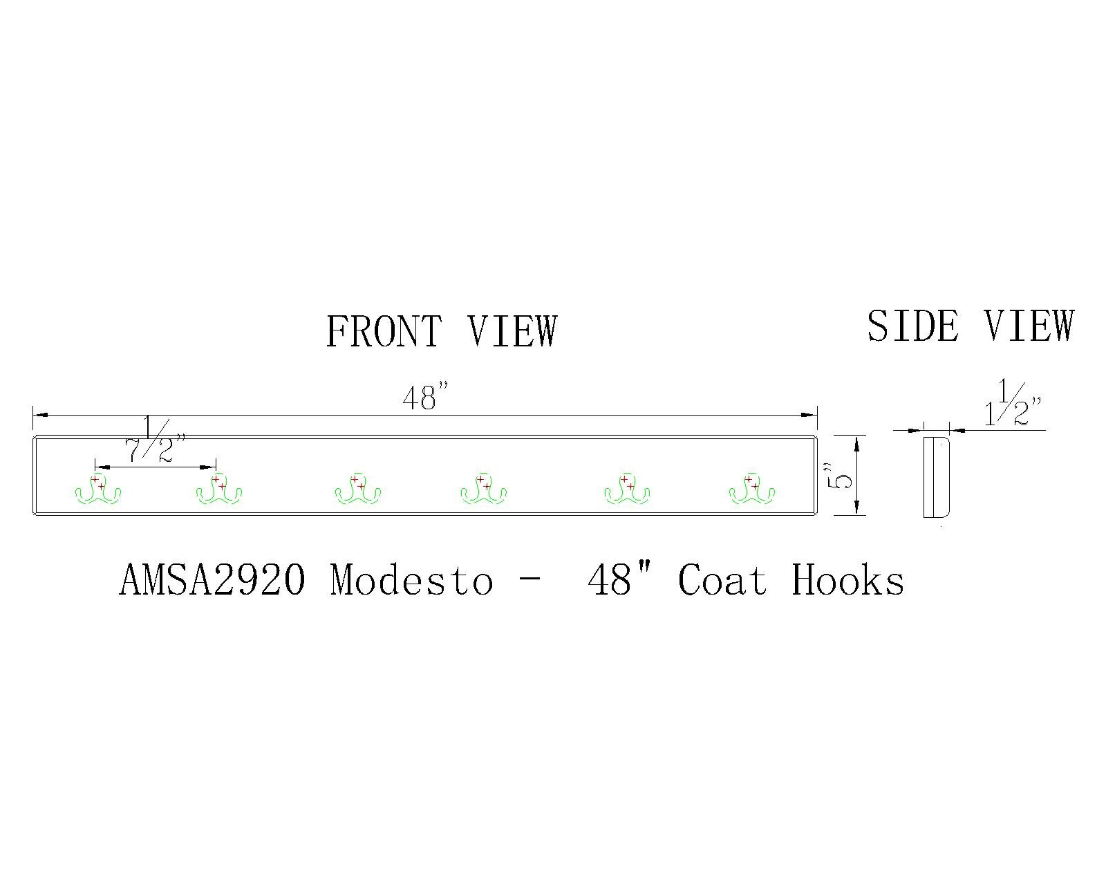 【Furniture】Alezzi 48'' Wide Birch Solid Wood Hall Tree with Bench