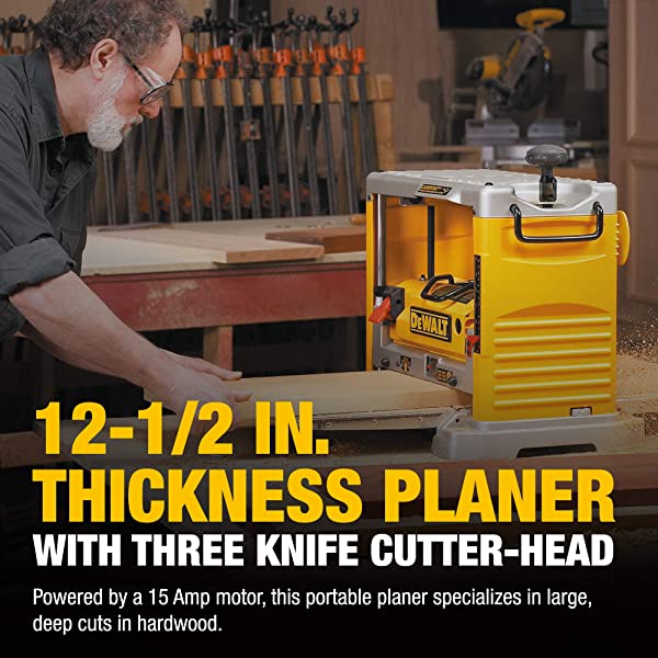 DEWALT Thickness Planer, Two Speed, 13-Inch (DW735X) 2-Speed 13