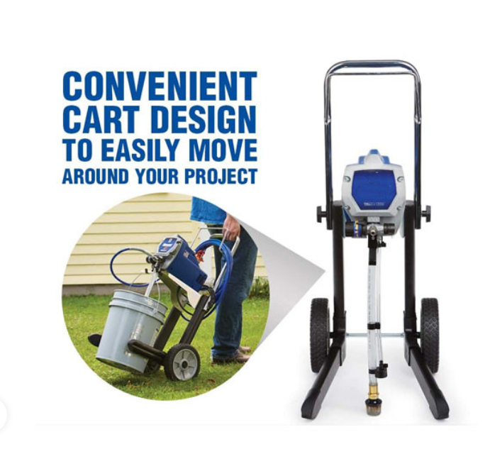 Graco Magnum 262805 X7 Cart Airless Paint Sprayer, Gray