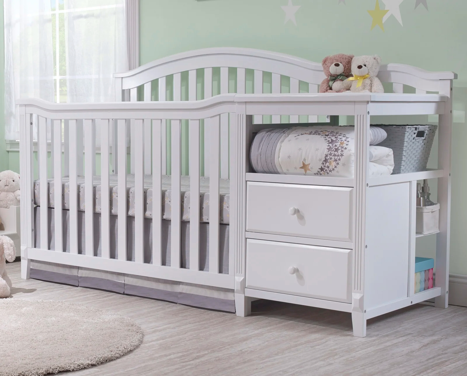 【Baby&Kids】Berkley 4-in-1 Convertible Crib and Changer