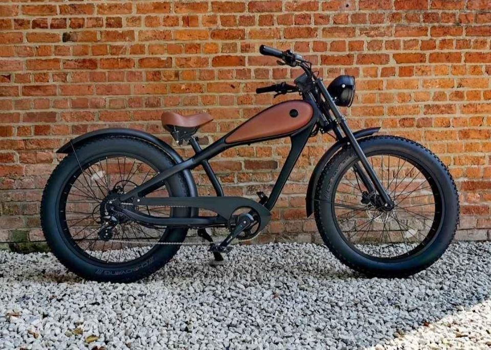 750w Fat Tyre Classic Bobber Cafe Racer ebike