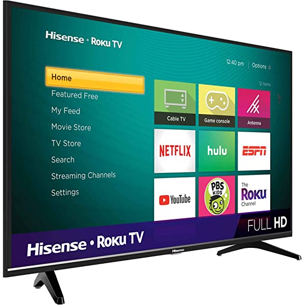 40-Inch Class H4 Series LED Roku Smart TV with Alexa Compatibility (40H4F, 2020 Model) 40 in TV Only