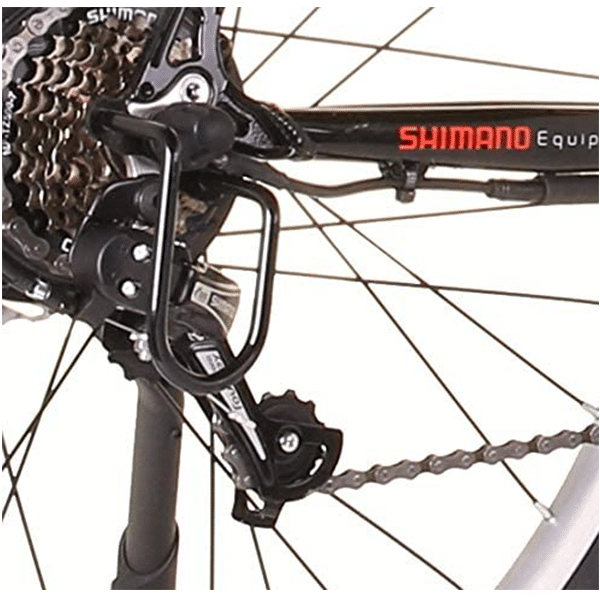 Schnelles Elektro-Mountainbike mit halbintegriertem Akku