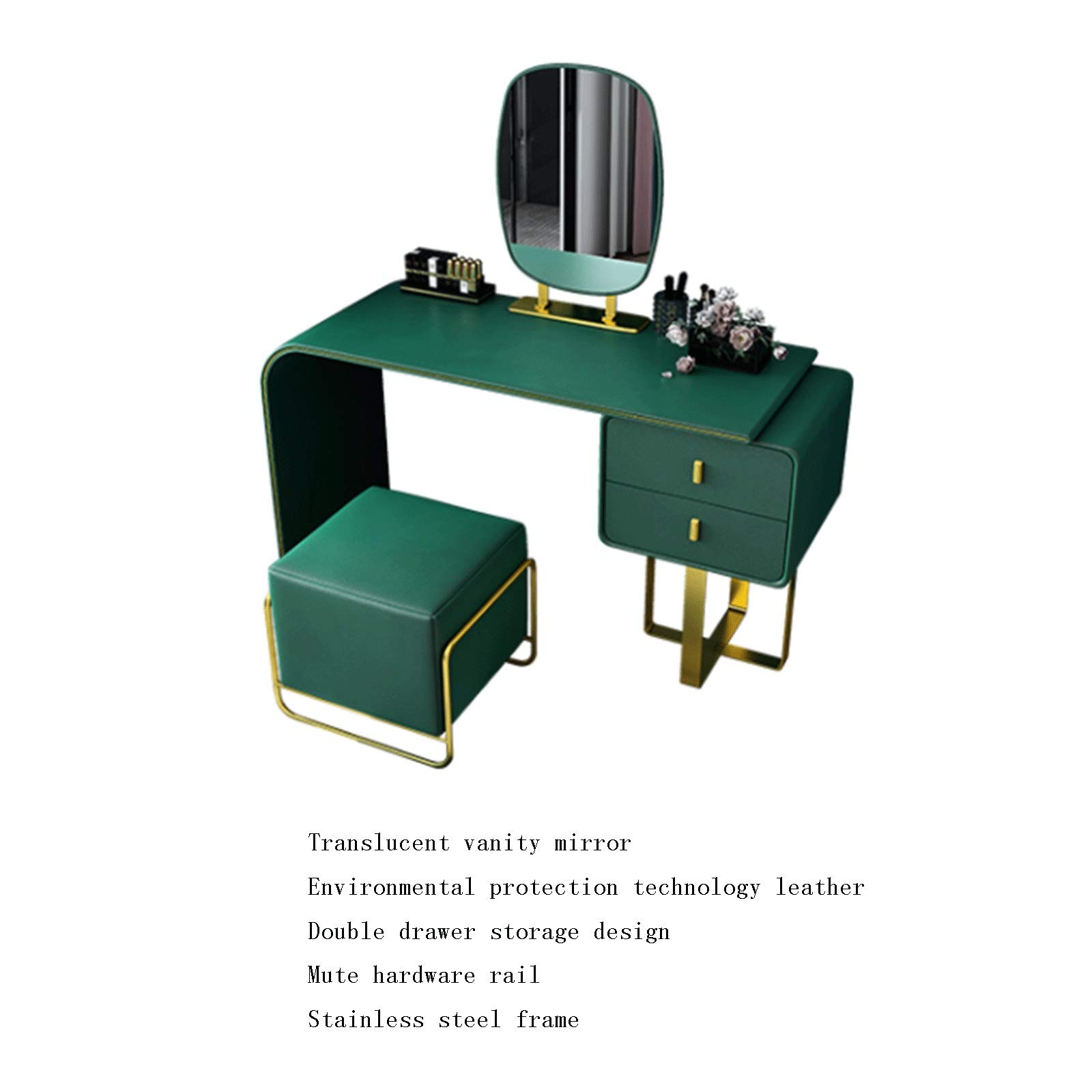 【Furniture】Vanity Bedroom Dresser Set Bedroom Dressing Table with Storage for Home Bedroom Makeup Shop
