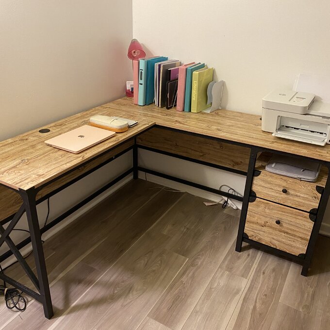 【Furniture】Hovey L-Shape Executive Desk