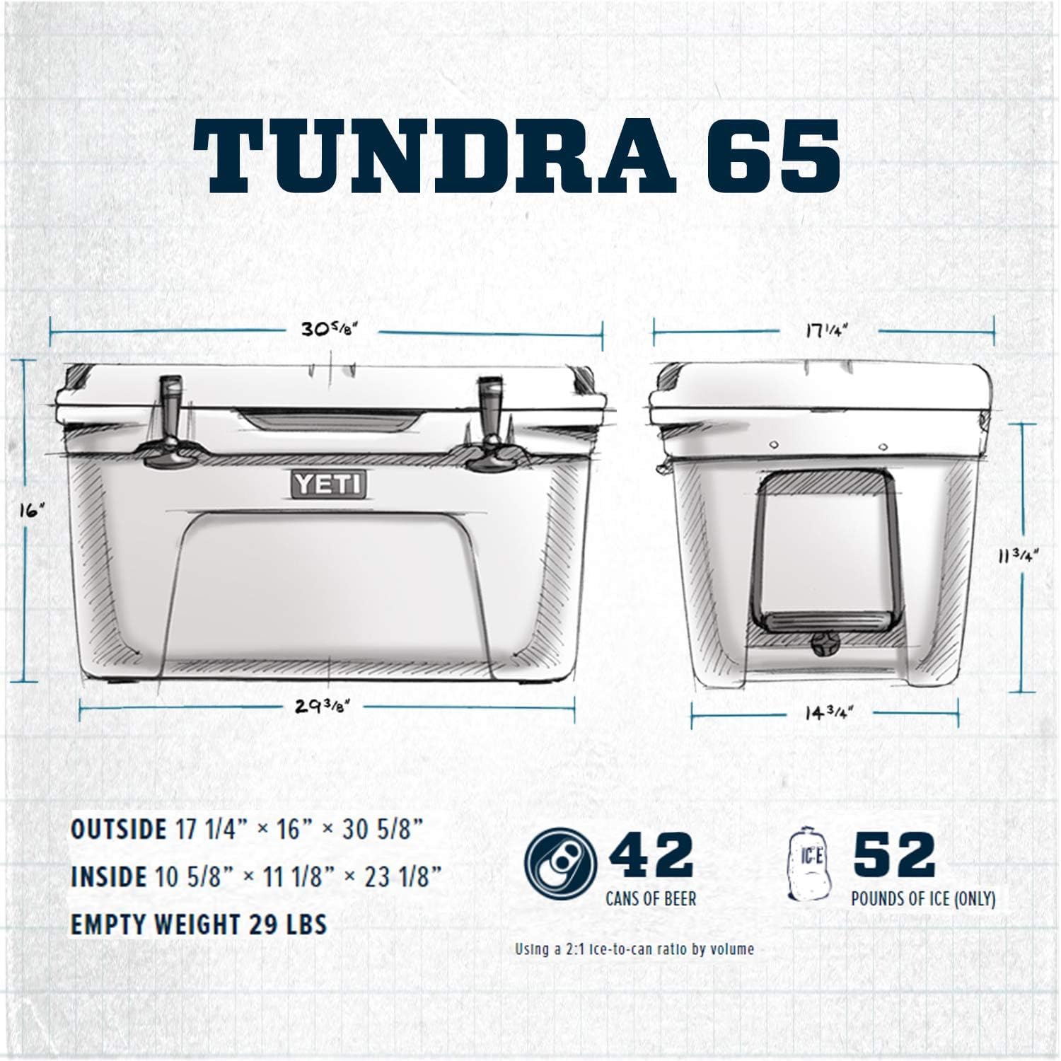 YT Tundra Haul Portable Wheeled 65 Cooler
