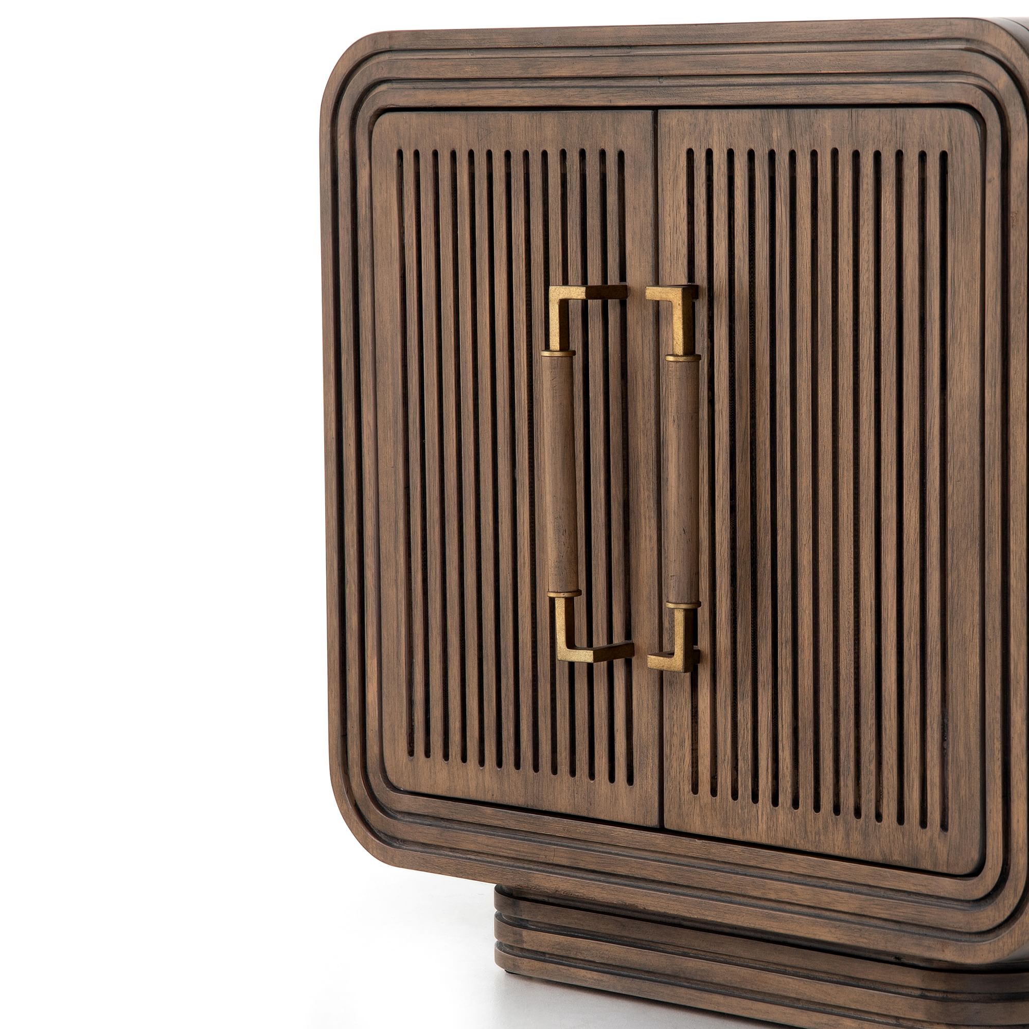 【Furniture】Grooved Base Nightstand (25