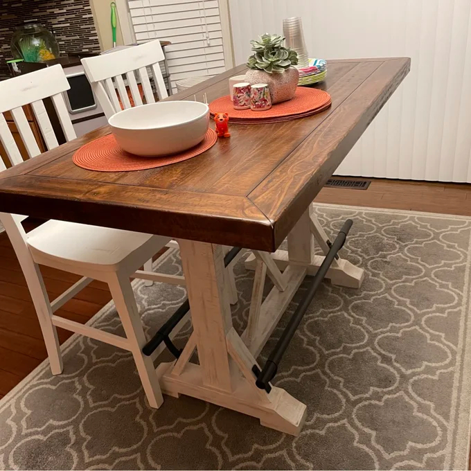 【Furniture】Roesler 4 - Person Counter Height Dining Set
