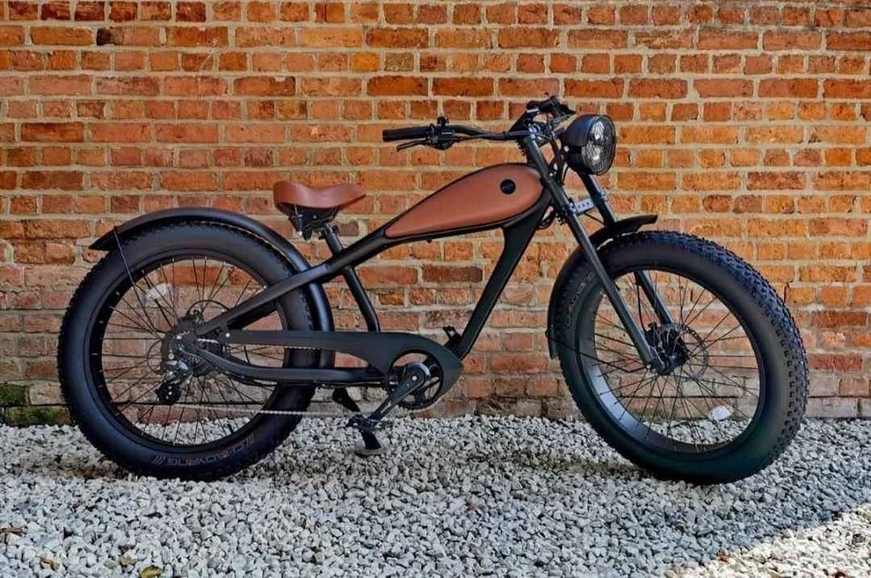 750w Fat Tyre Classic Bobber Cafe Racer ebike