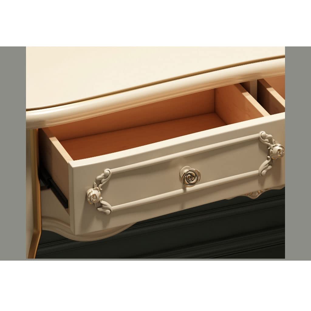 【Furniture】Vanity for Bedroom Dresser Set with Mirror Bedroom Makeup Table Multifunctional Fashion Dresser