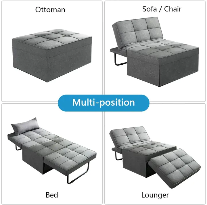 【Furniture】Vonanda Sofa Bed with Adjustable Sleeper for Small Room Apartment