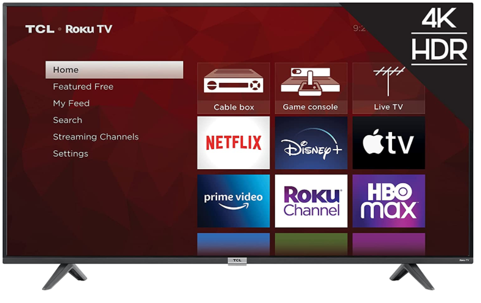 TCL 50-inch 4-Series 4K UHD Smart Roku LED TV - 50S435,2021 model