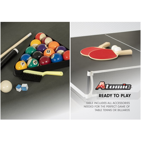 7' pool table dining table ping pong tabl