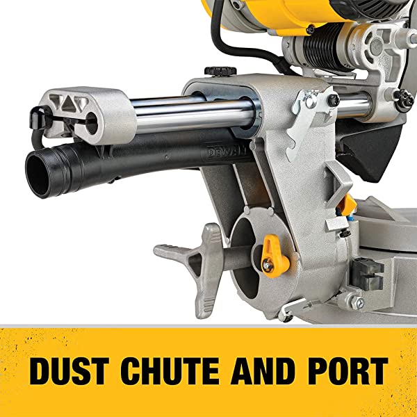 DEWALT 12-Inch Miter Saw, 15-Amp, Single Bevel, Compound (DWS715) 12