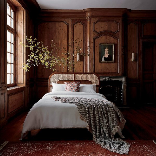 NADI CANE QUEEN BED (MATTRESS SOLD SEPARATELY)