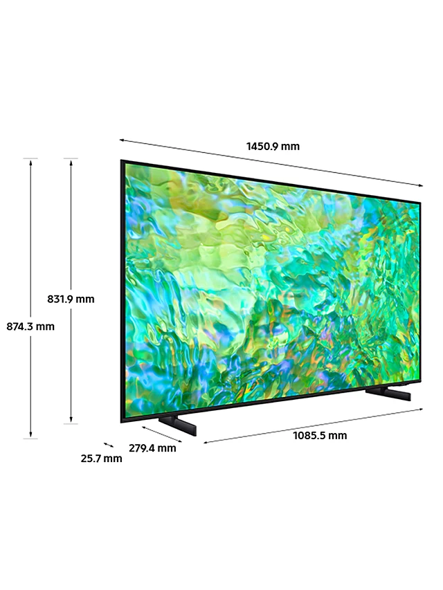 CU8000 4K UHD Smart TV (2023) - Crystal TV With Alexa Built-In & Gaming Hub, Dynamic Crystal Colour, Object Tracking Sound & HDR Powered By HDR10+, Video Call Apps [Energy Class G]