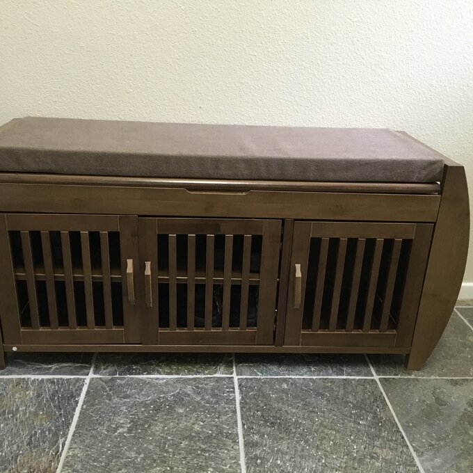【Furniture】10 Pair Shoe Storage Bench