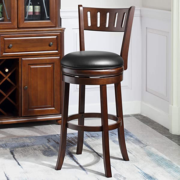 Ball & Cast Barstool, 29-Inch,2-Pack, Cappuccino Jayden Cappuccino 29-Inch,2-Pack