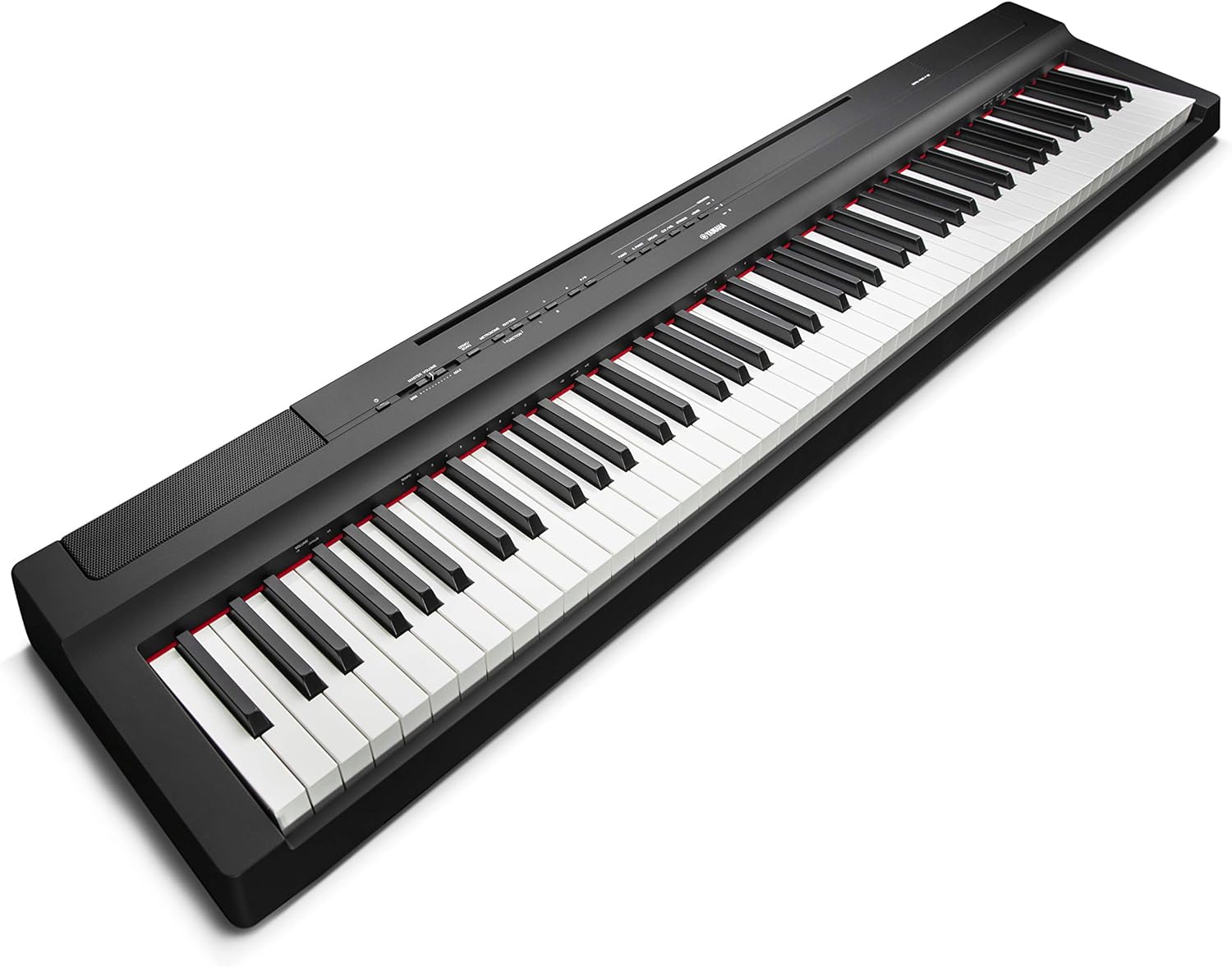 P125 88-Key Weighted Action Digital Piano with Power Supply and Sustain Pedal