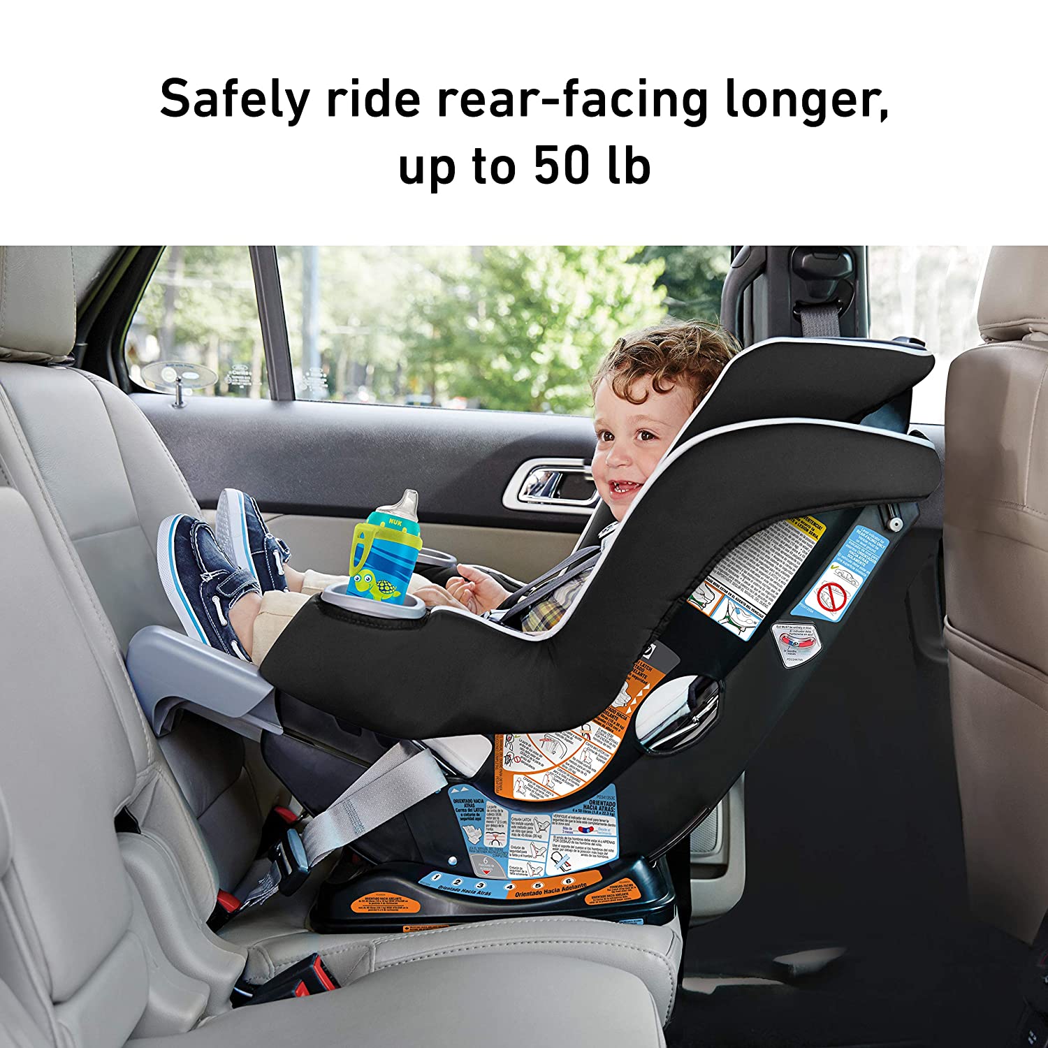 Car Seat, Infant to Toddler Car Seat, 3-in-1 car seat grows with your child