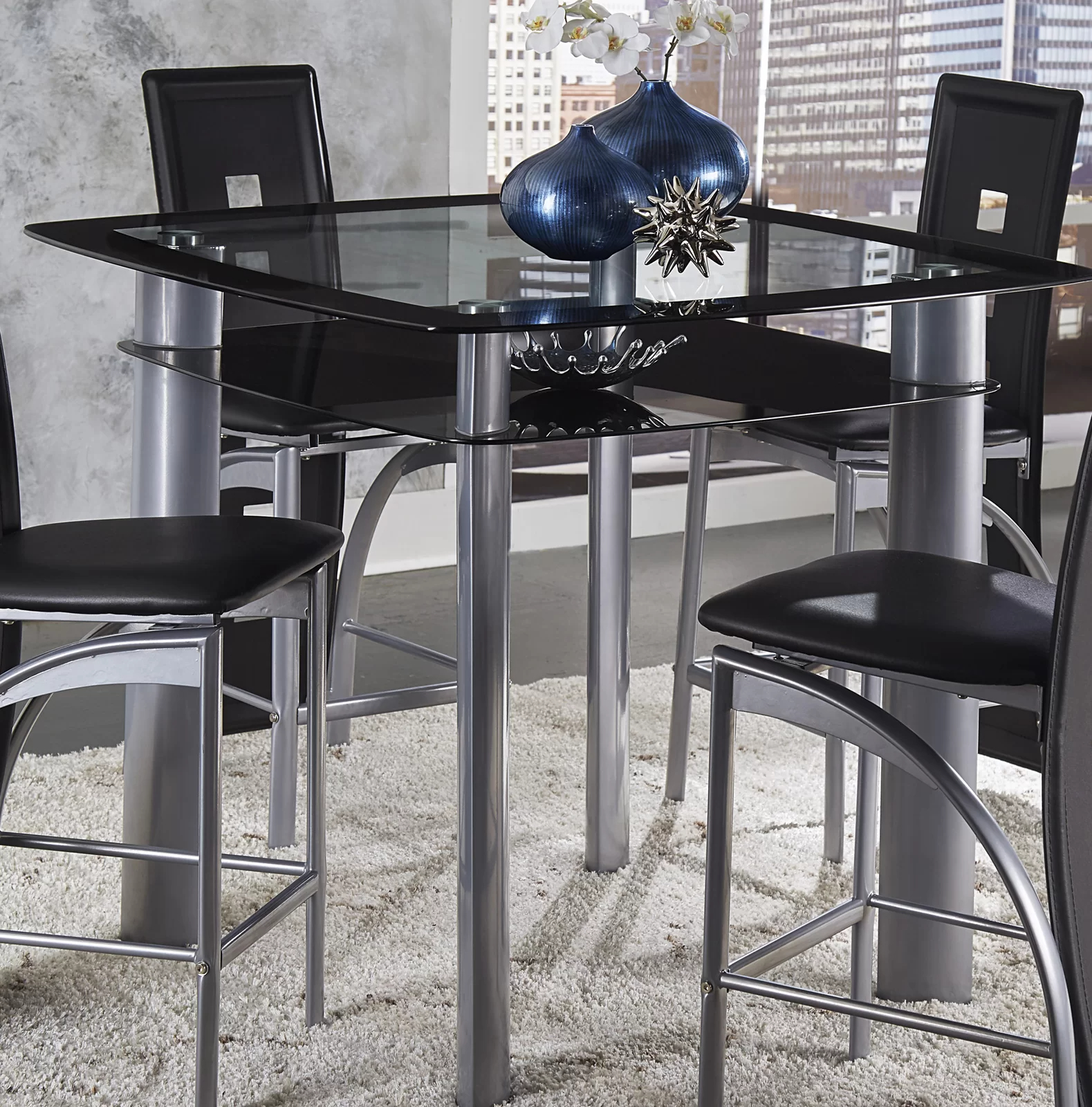 【Furniture】Mccready 4 - Person Counter Height Dining Set